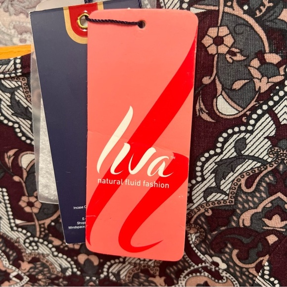 NWT Fratini Woman Patterned 3/4 Sleeve Dress size medium - Picture 9 of 16